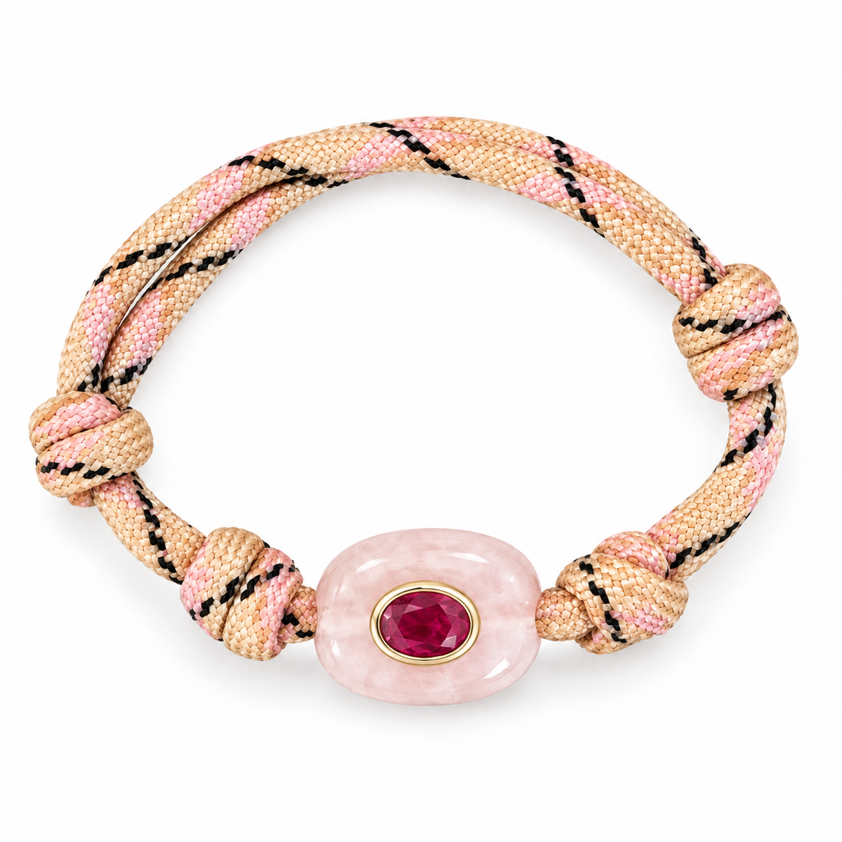 Gemstone Knot Bracelet