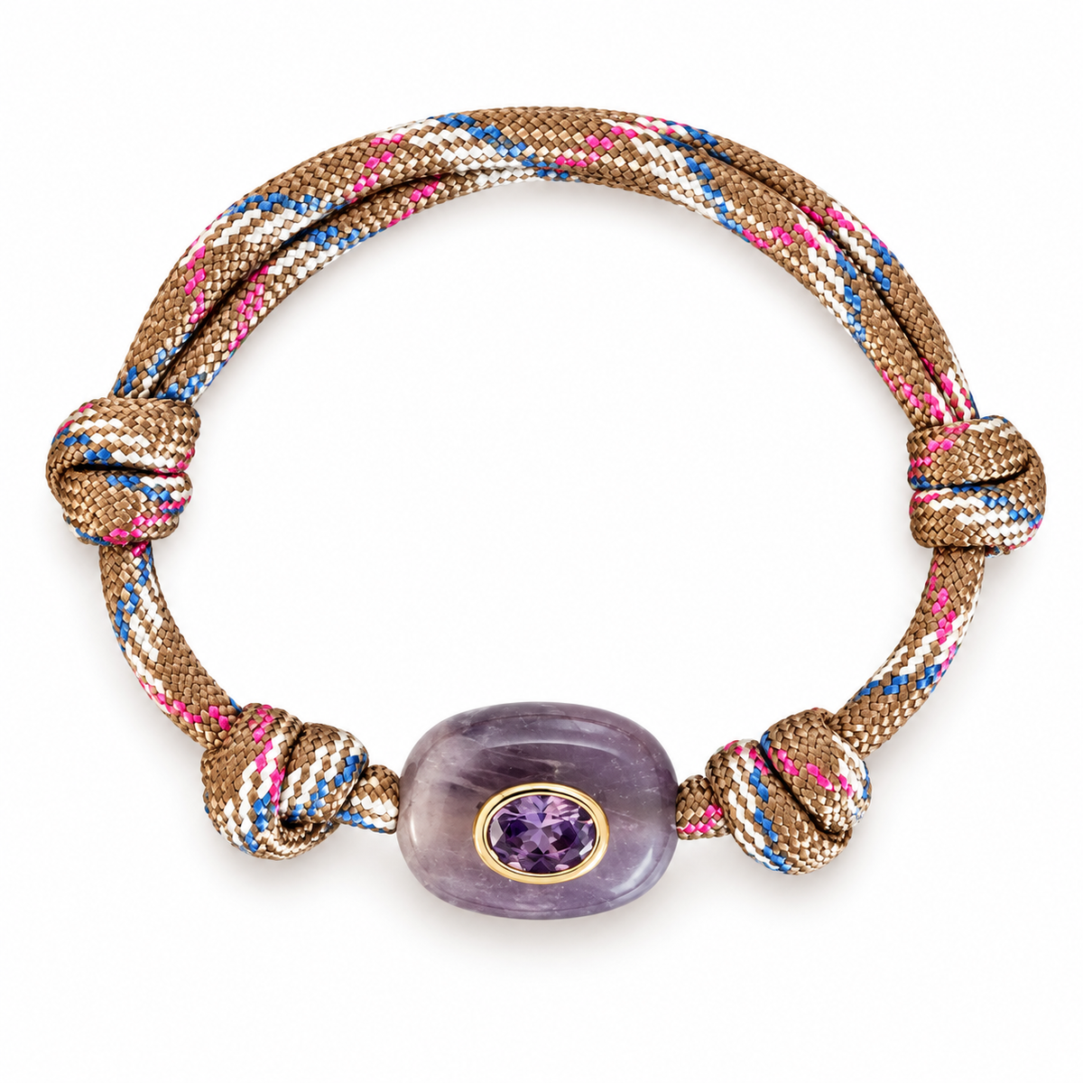 Gemstone Knot Bracelet