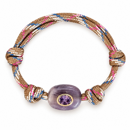 Gemstone Knot Bracelet