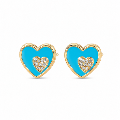 Amalfi Heart Earrings