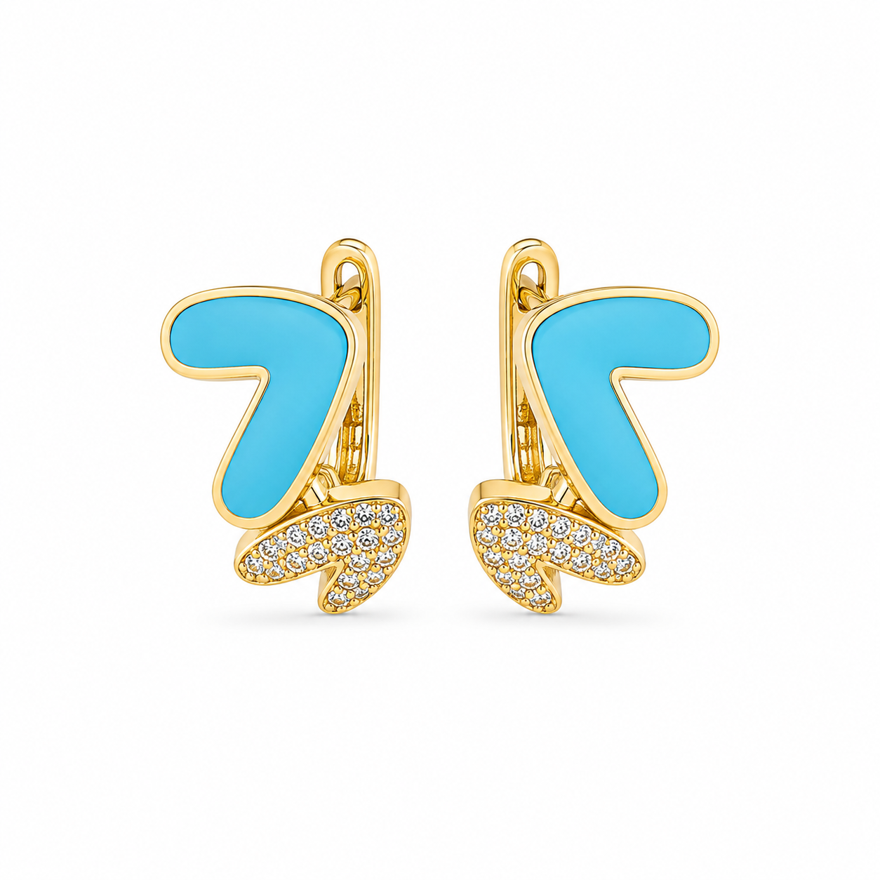 Turquoise Kiss Huggies