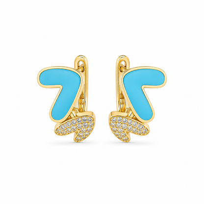 Turquoise Kiss Huggies