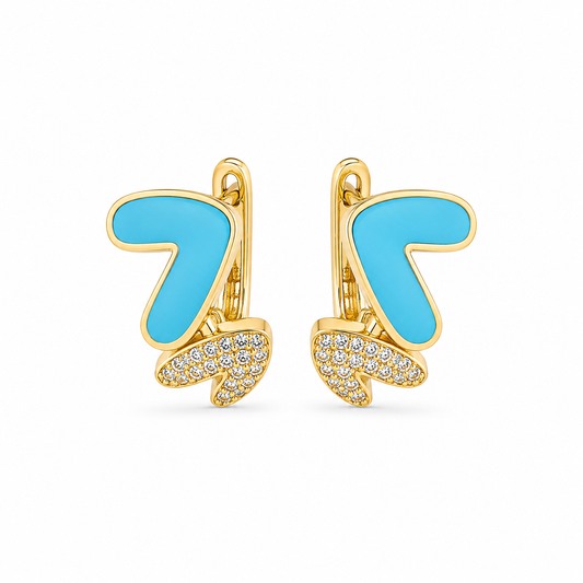 Turquoise Kiss Huggies