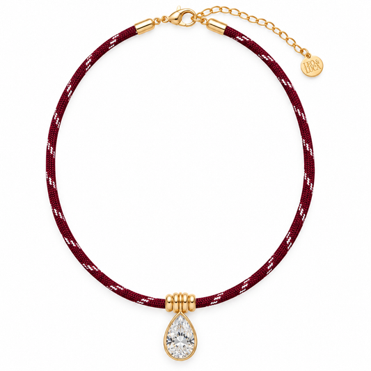 Merlot Capri Drop Necklace