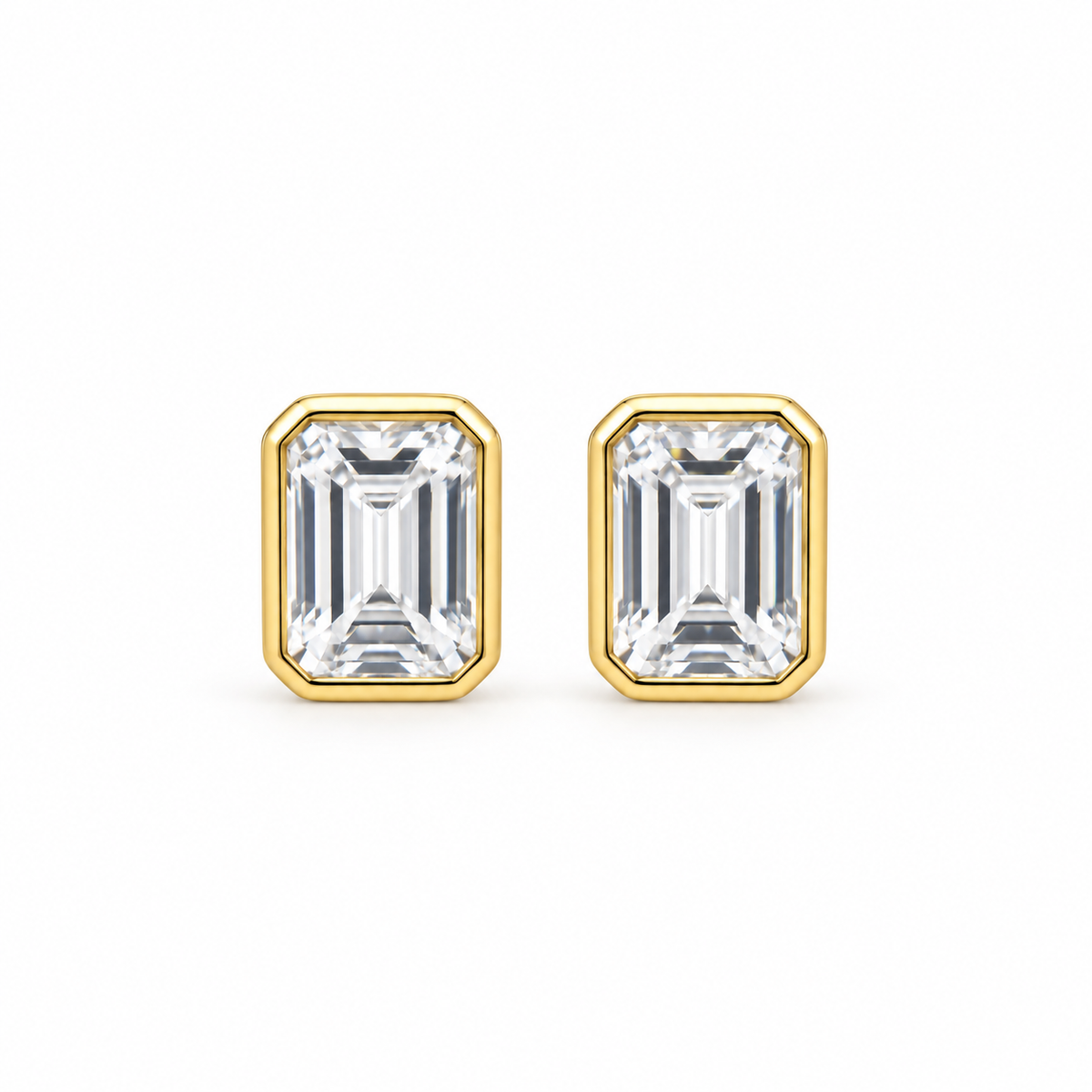 Sutton Emerald-Cut Studs