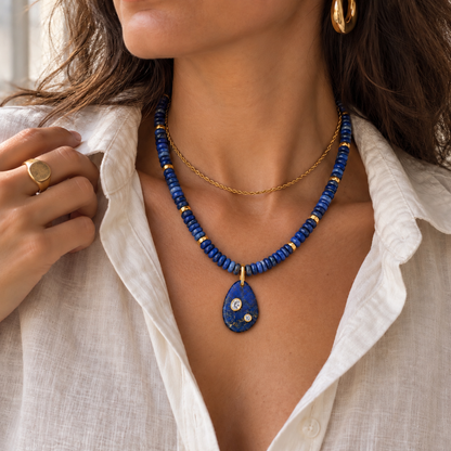 Celeste Lapis Necklace