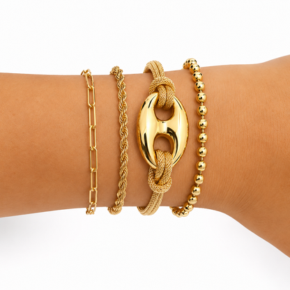 Marina Gold Rope Bracelet