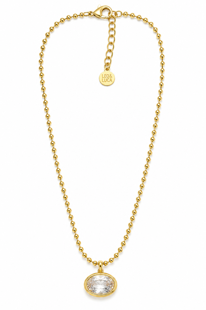 Oval Drop Necklace