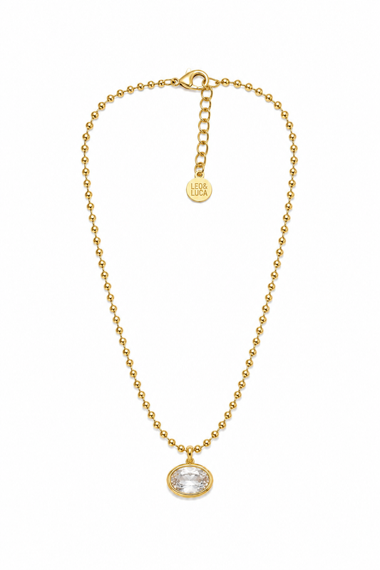Oval Drop Necklace