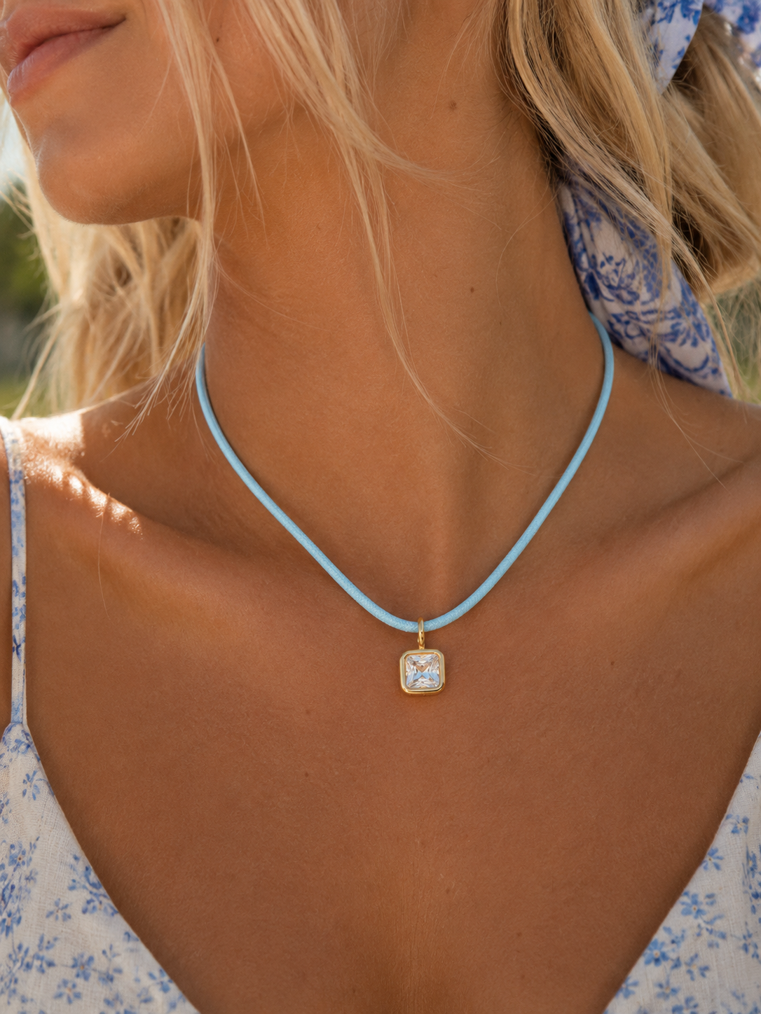 Harbor Emerald Cord Necklace