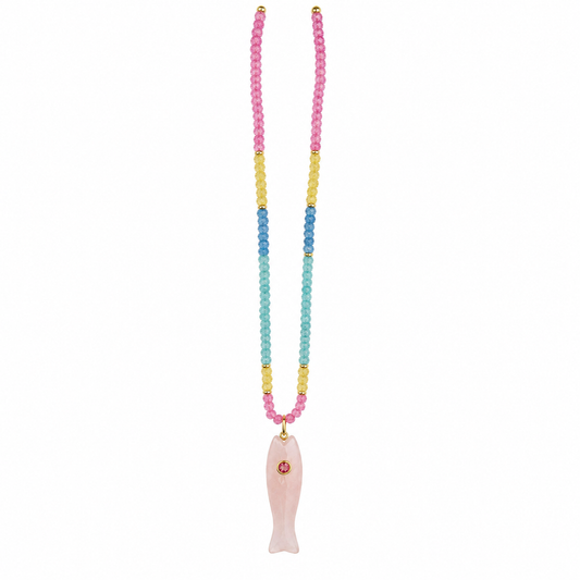 Rose Fish Necklace