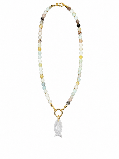 Sea Mist Fish Necklace