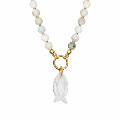 Sea Mist Fish Necklace