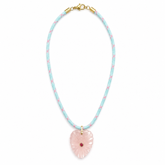 Seabloom Heart Cord Necklace