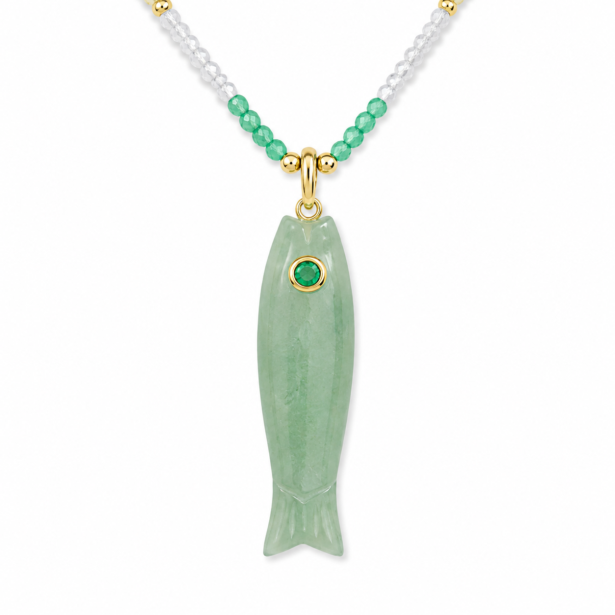 Jade Fish Necklace