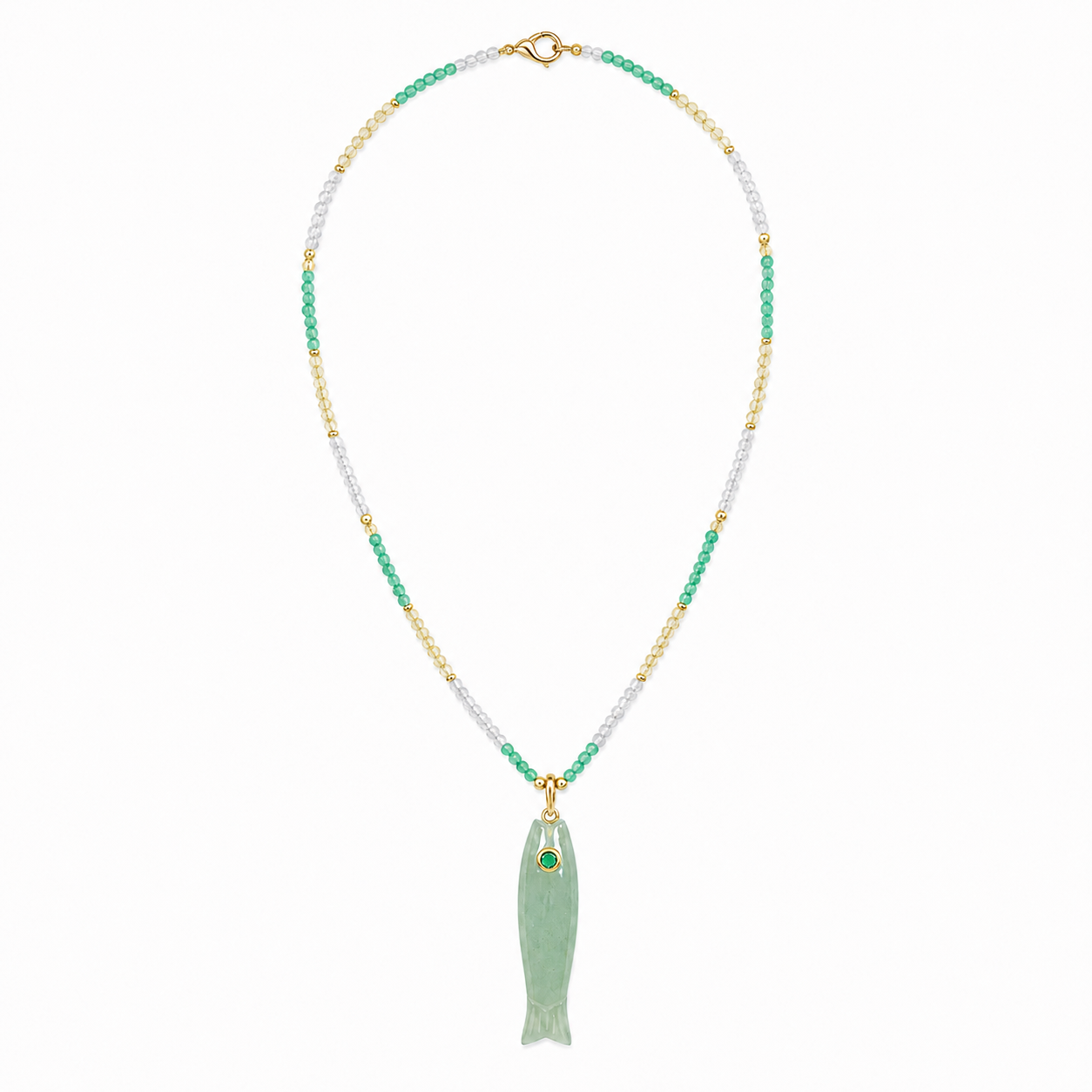 Jade Fish Necklace