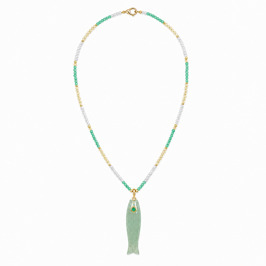 Jade Fish Necklace