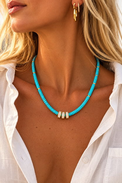 Riviera Rondelle Necklace