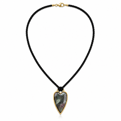 Eclipse Heart Cord Necklace