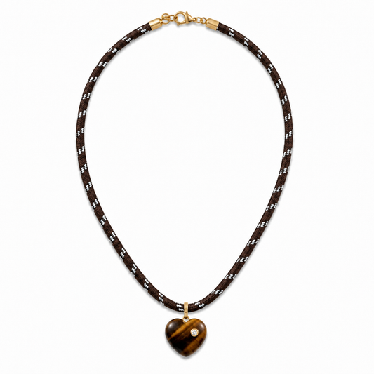Canyon Heart Cord Necklace