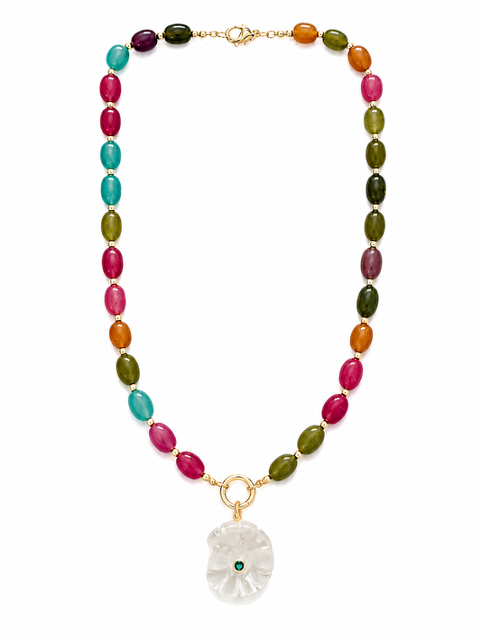 Shell Convertible Beaded Necklace