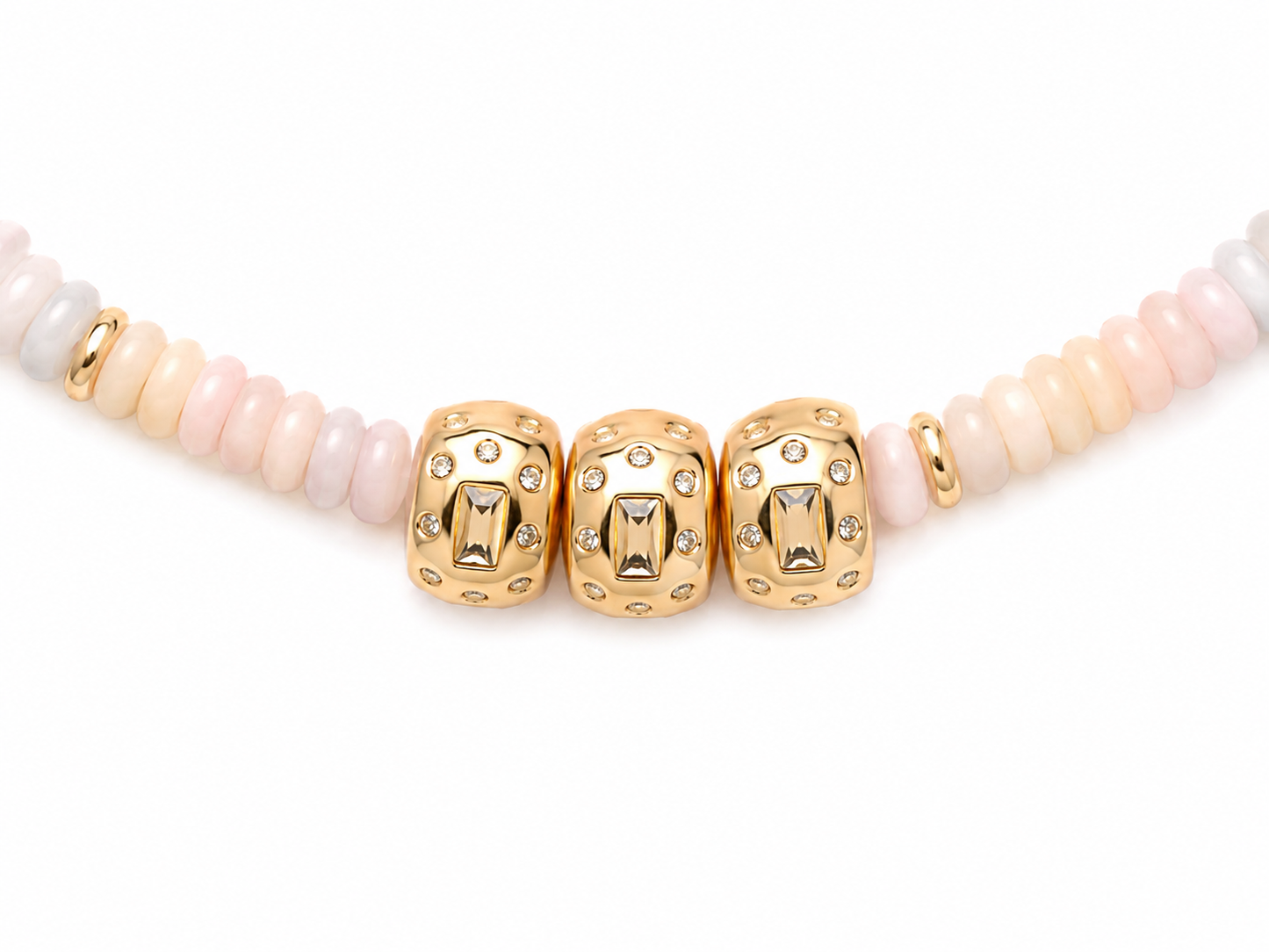 Blush Keepsake Beaded Necklace