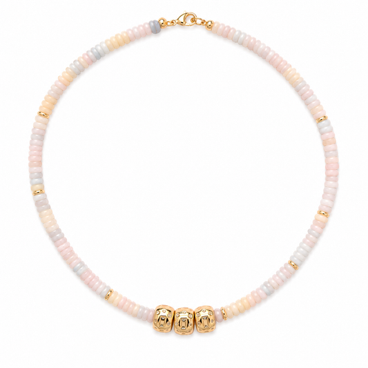 Blush Keepsake Beaded Necklace