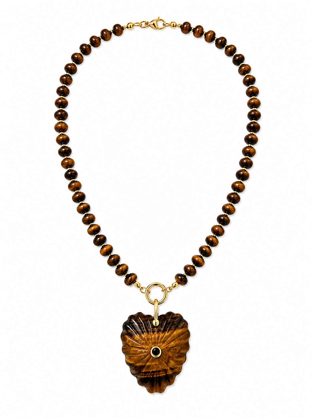 Sienna Heart Beaded Necklace