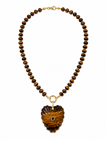 Sienna Heart Beaded Necklace