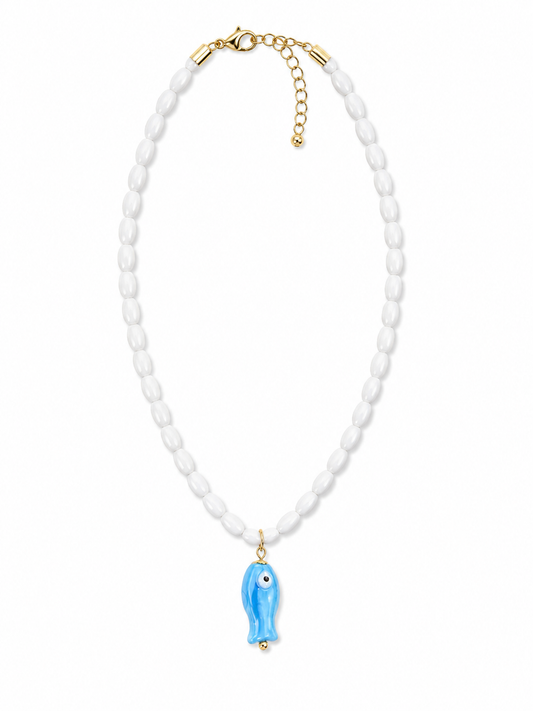 Beaded Fish Necklace