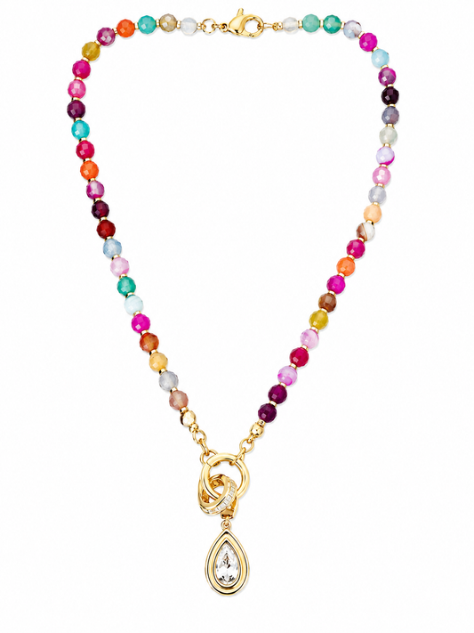 Marais Charm Beaded Necklace