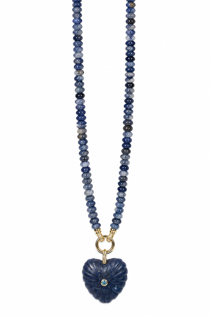 Cove Lapis Heart Necklace