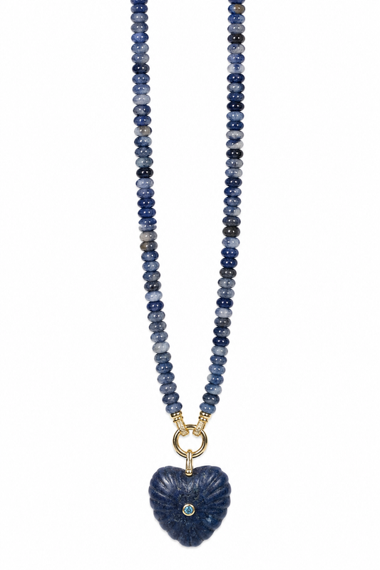 Cove Lapis Heart Necklace