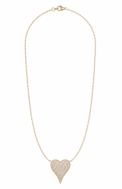 The Amore Pavé Heart Necklace