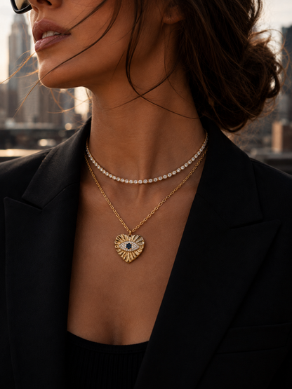 The Amara Heart Necklace