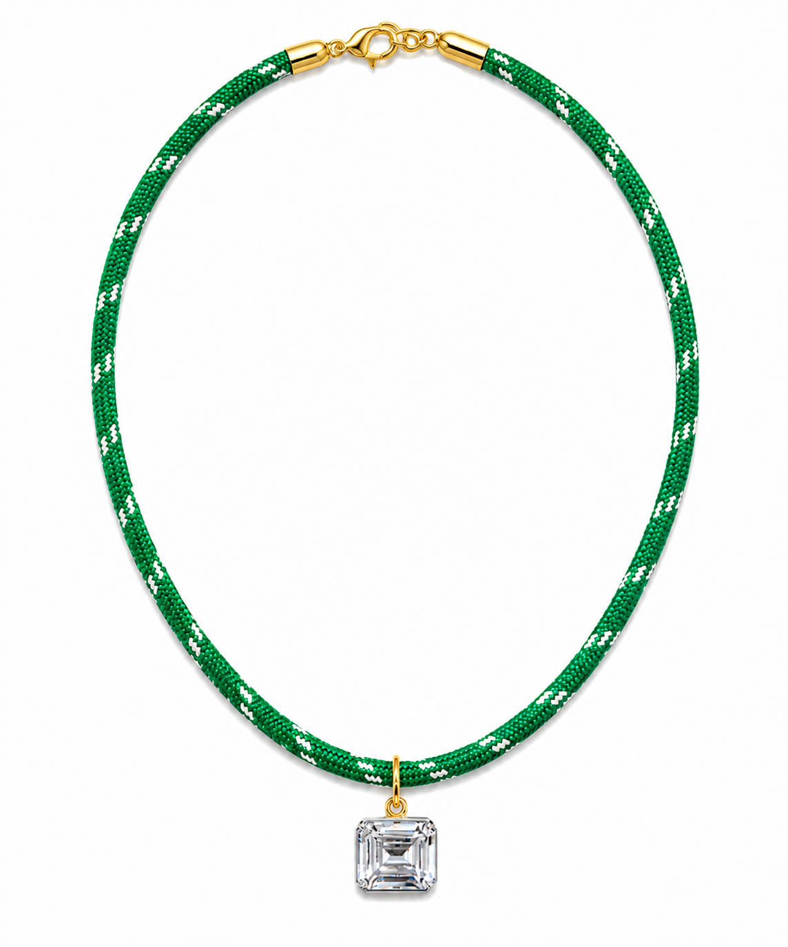 Emerald Rope Necklace