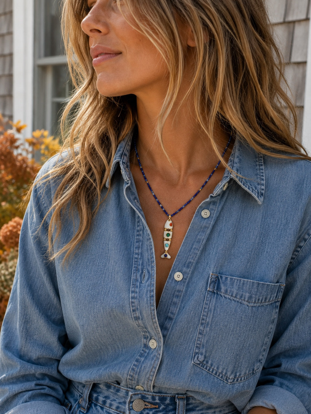 Riviera Fish Necklace