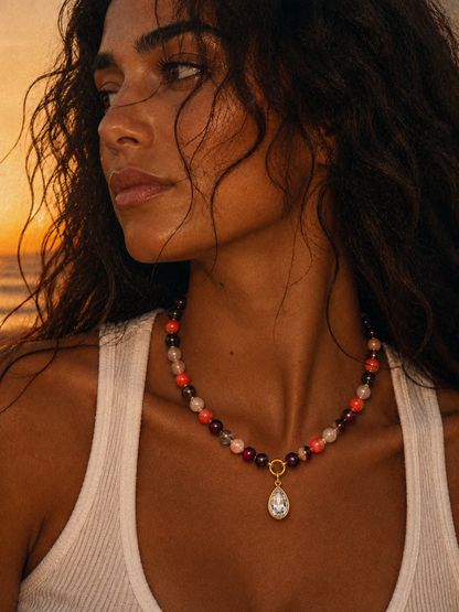 The Sienna Pear Necklace