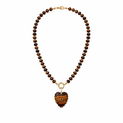 Sienna Heart Beaded Necklace