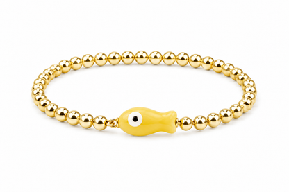 Lucky Fish Beaded Bracelet