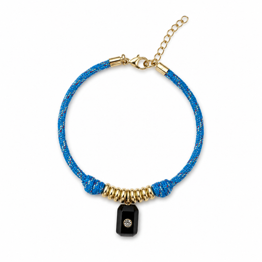 Harbor Blue Drift Charm Anklet