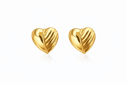 Radiant Heart Oversized Studs