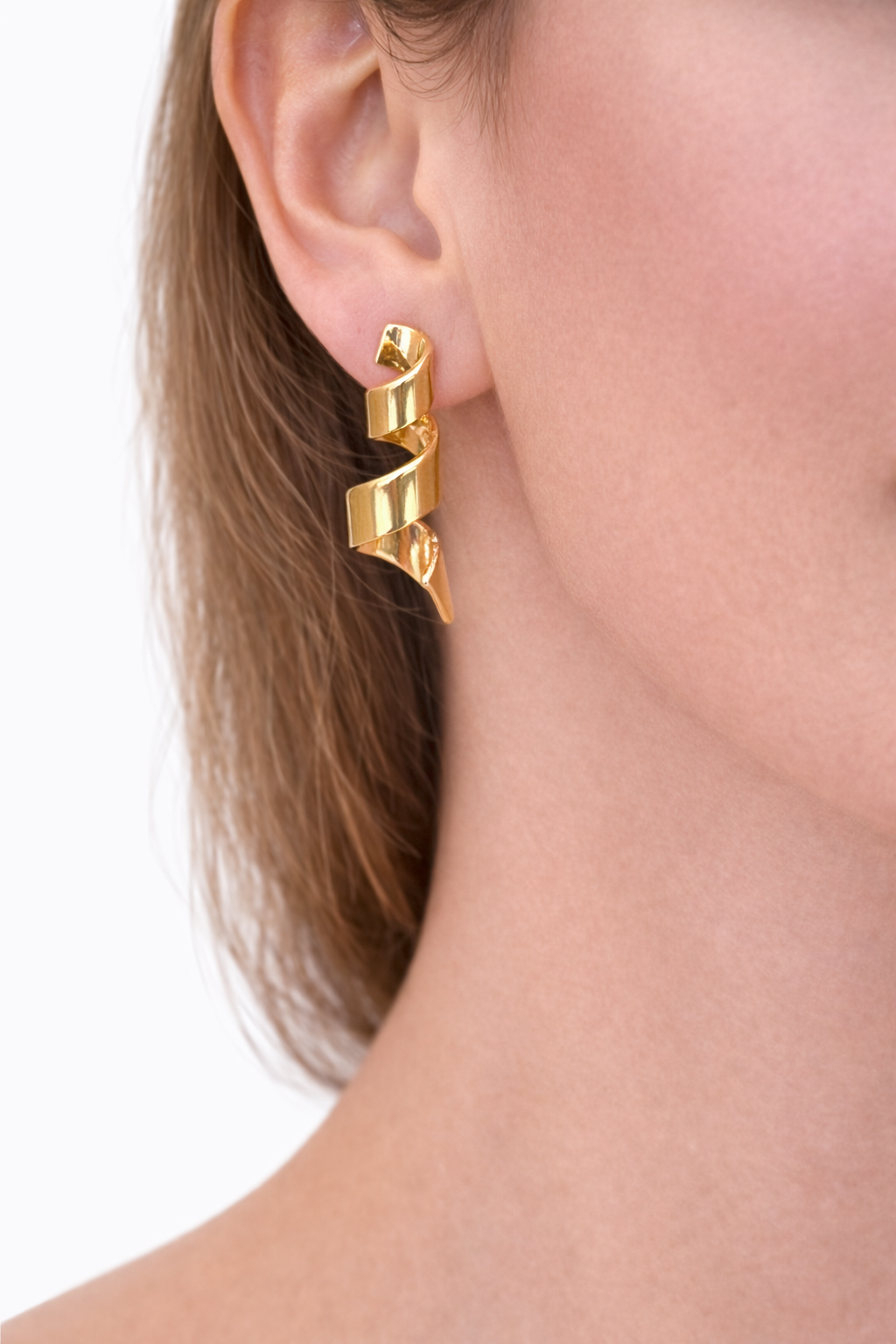 Ribbon Drop Earrings