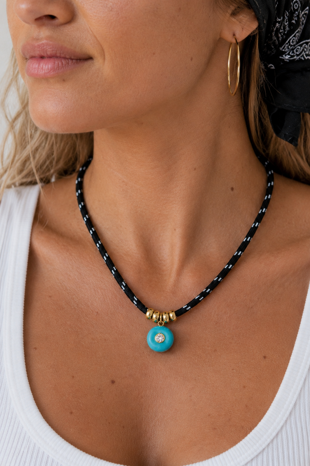 Black Paracord Necklace - Leo & Luca