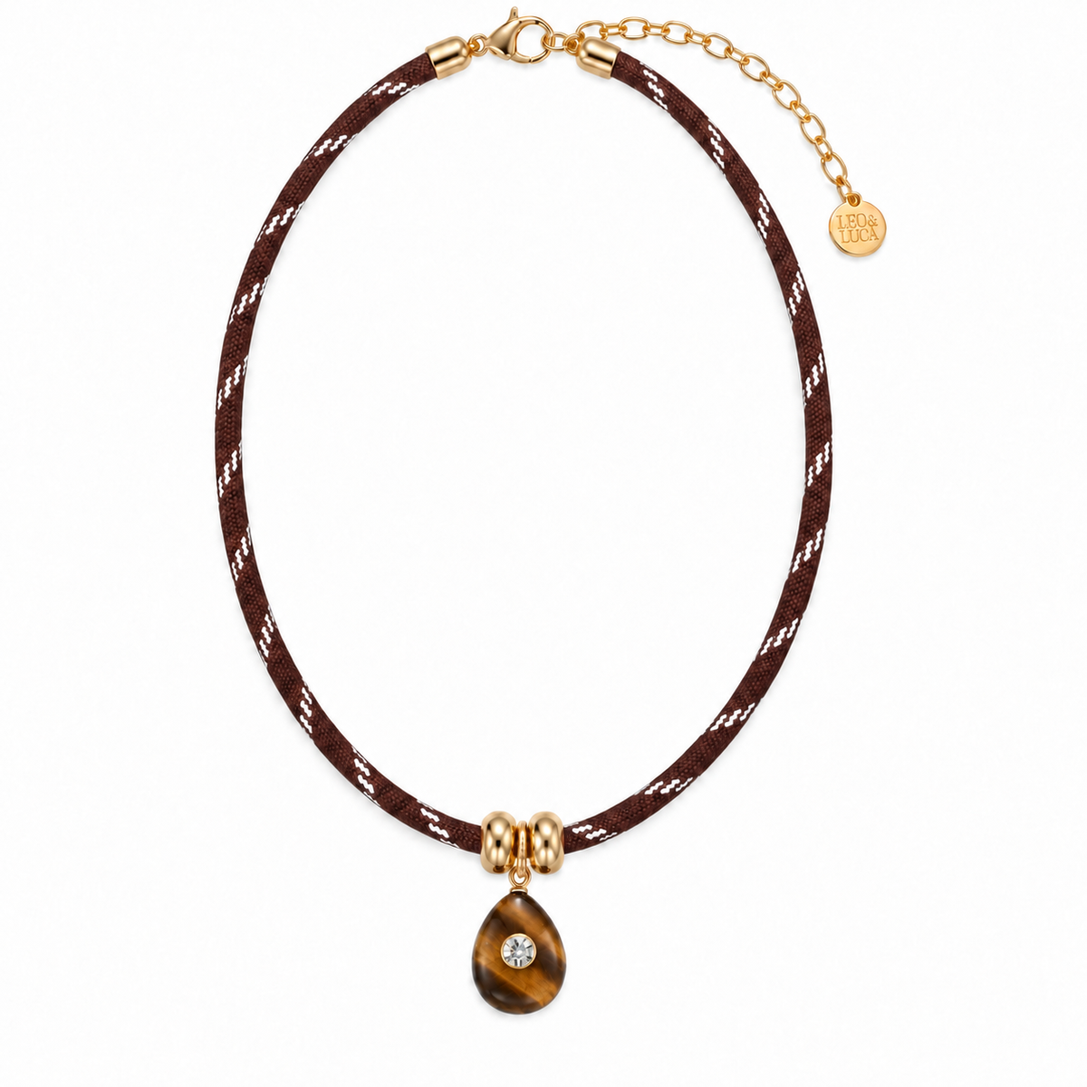 Mercer Tiger’s Eye Cord Necklace