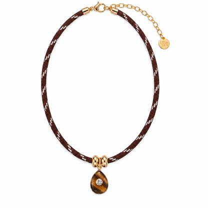 Mercer Tiger’s Eye Cord Necklace