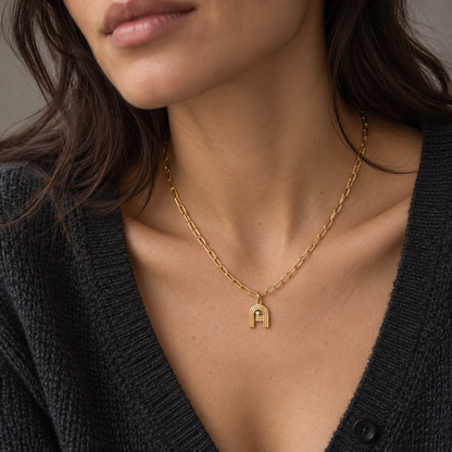 Deco Initial Necklace