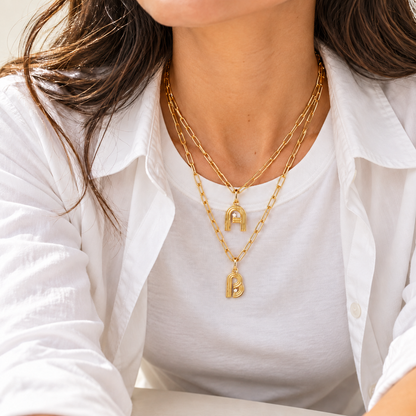 Deco Initial Necklace