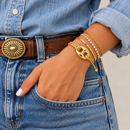 Marina Gold Rope Bracelet