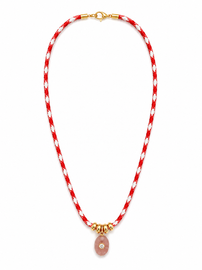 Red Paracord Necklace